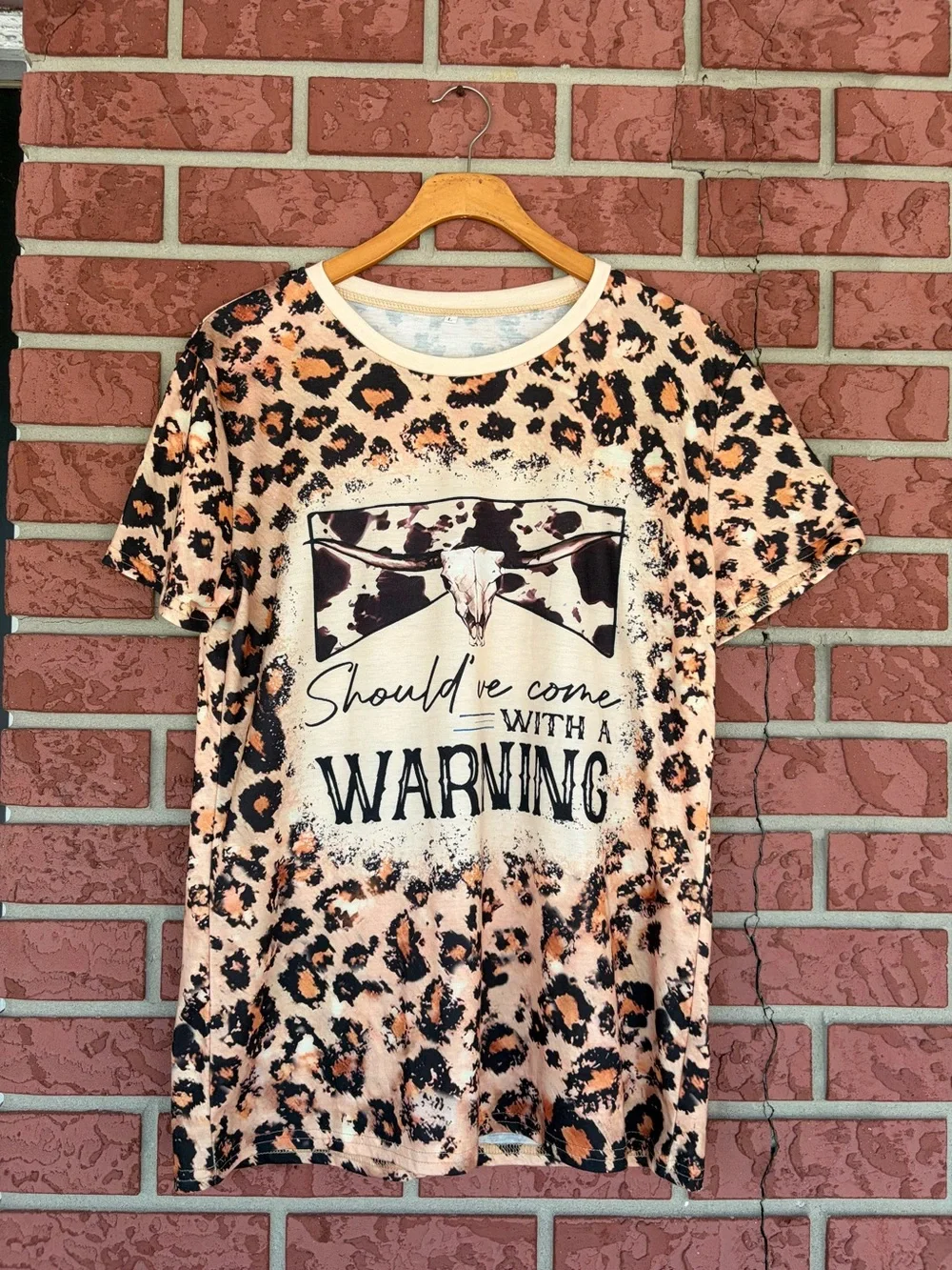 Leopard Print Graphic Tee